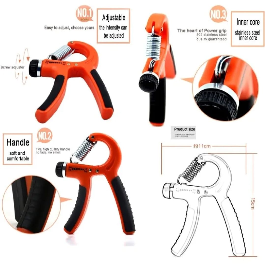 Adjustable Heavy Hand Grippers Set 10-40Kg for Strength