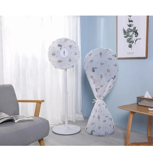 Decorative Fan Cover with Colorful Pattern Design