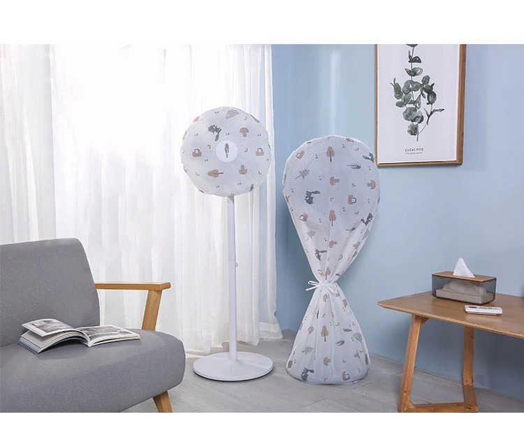 Decorative Fan Cover with Colorful Pattern Design