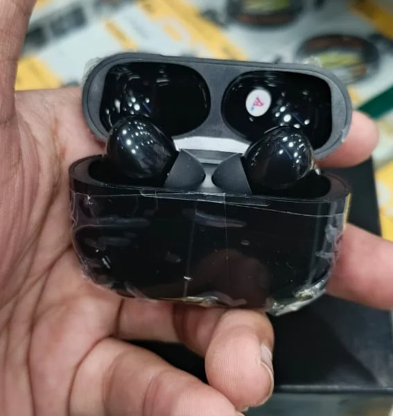Black Pro 2 Wireless Earbuds with Bluetooth 5.1 and Noise Cancel