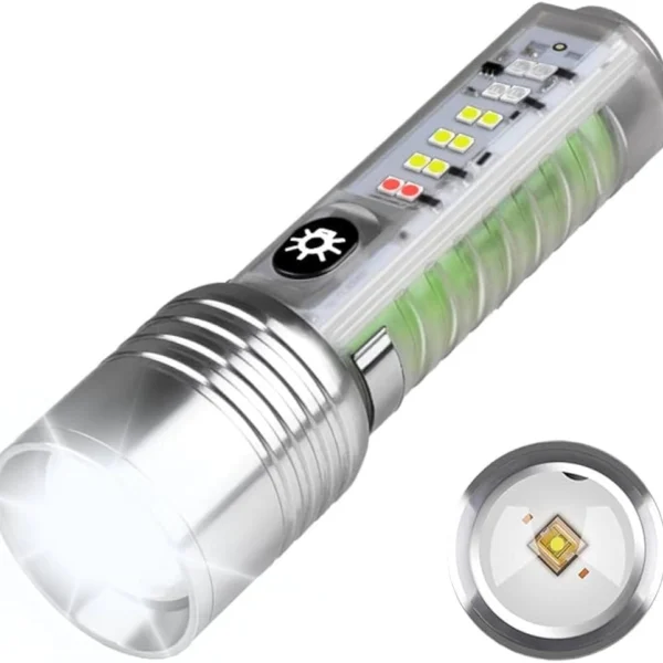 Coba Mini LED Torch Light with Zoom & Multiple Modes