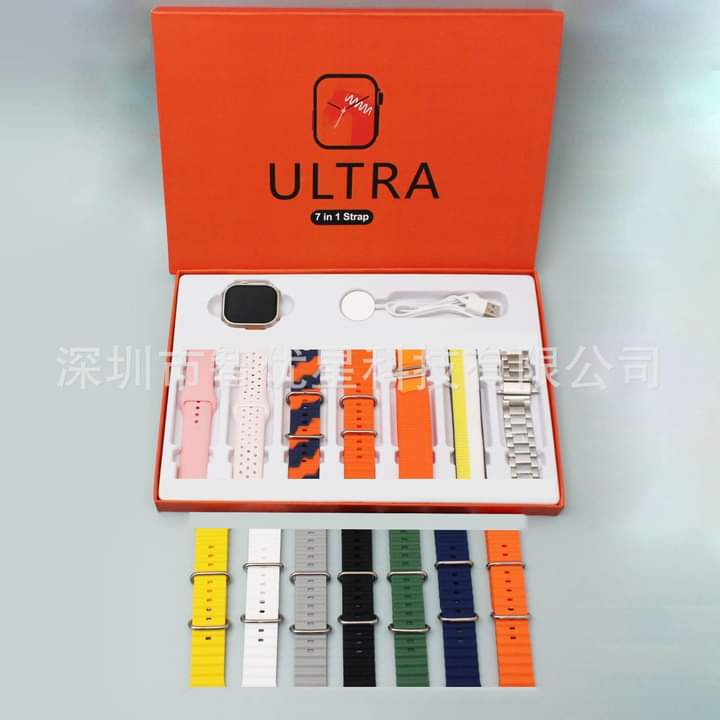 7-in-1 Ultra Smart Watch with Heart Rate & GPS Tracker