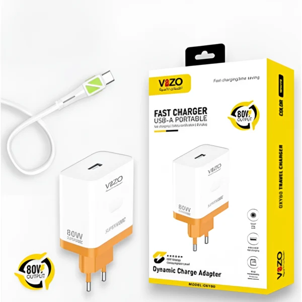 Oxy 80 Universal Fast Charger with 80W USB-A Output