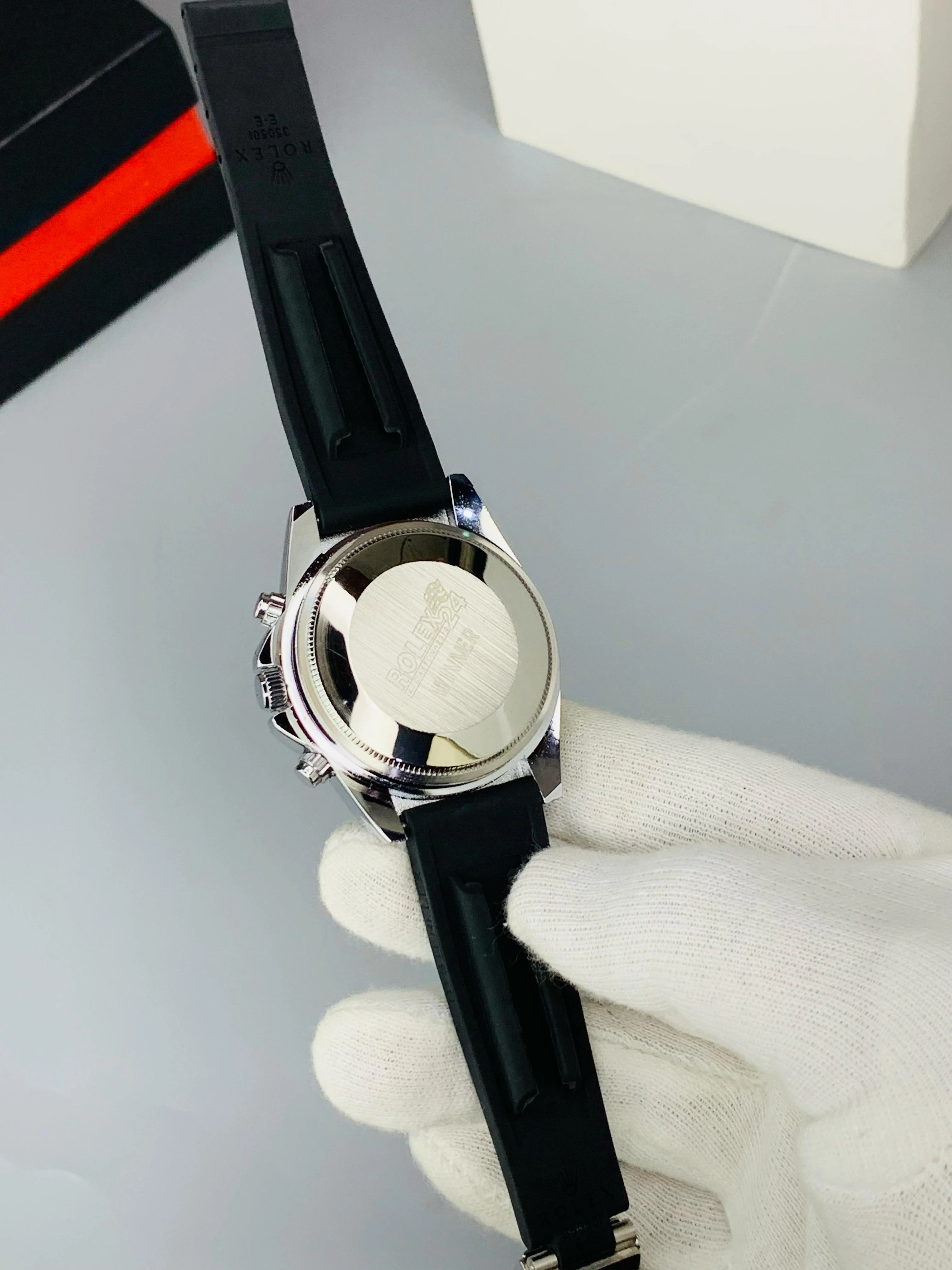 Rolex Oyster Perpetual Luxury Watch with Rubber Strap