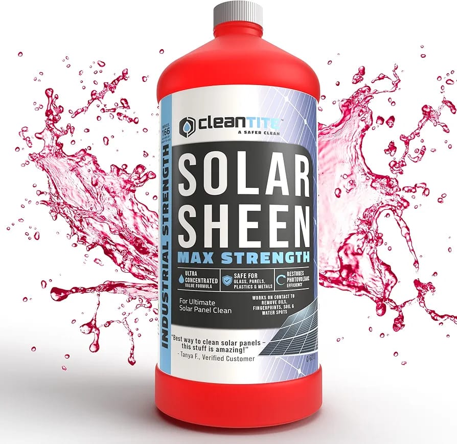Solar Sheen 200ml Premium Solar Panel Cleaner