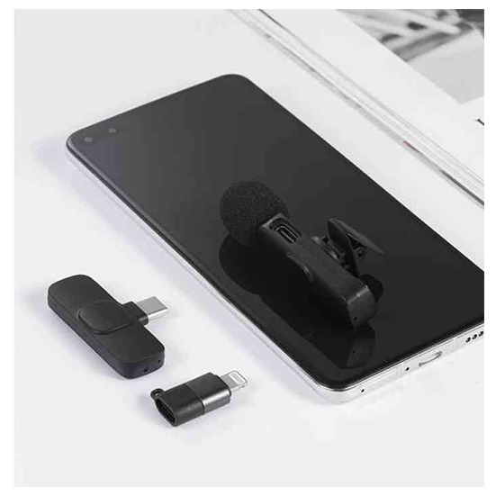 K9 Dual Wireless Lavalier Microphone USB Type C & iOS