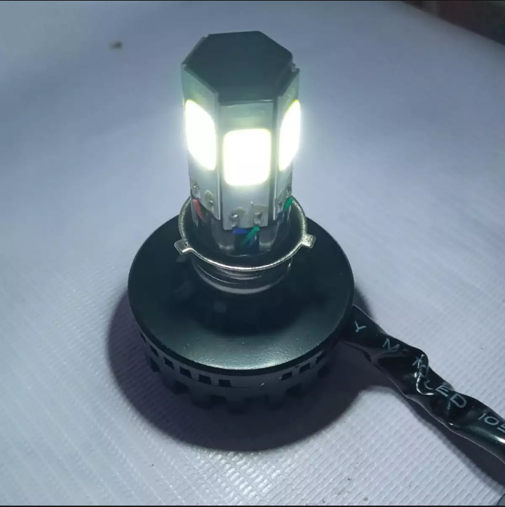 M6 LED Universal Headlight with Fan for Motorbikes