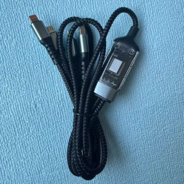 Gamen 3-in-1 100W Fast Charging Cable Nylon Braided