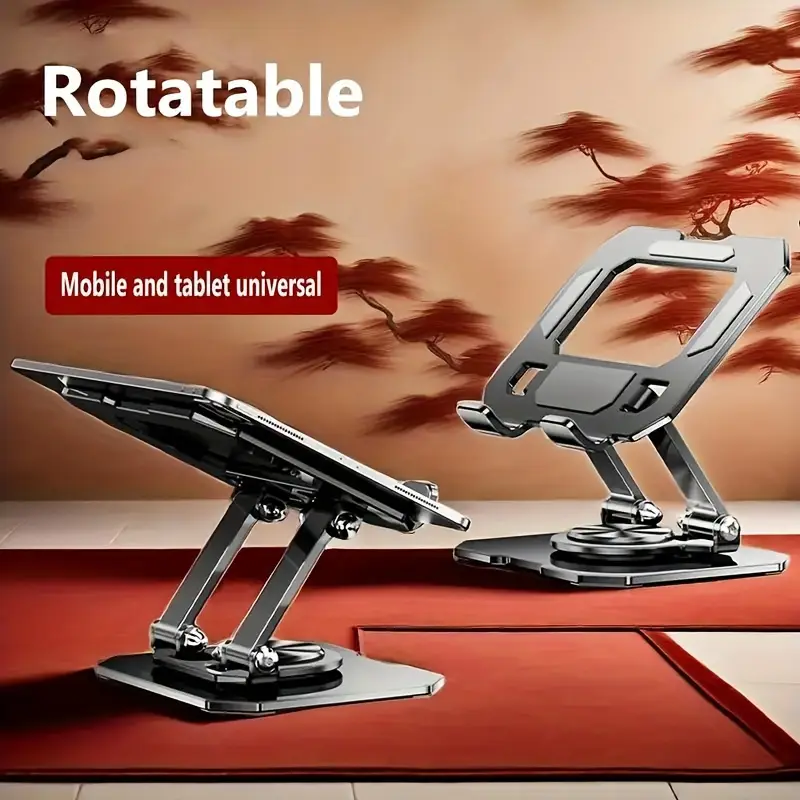 360° Rotating Stainless Steel Tablet and Mobile Stand