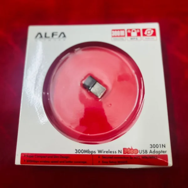 Alfa Mini USB WiFi Adapter 300Mbps for PC & Laptop