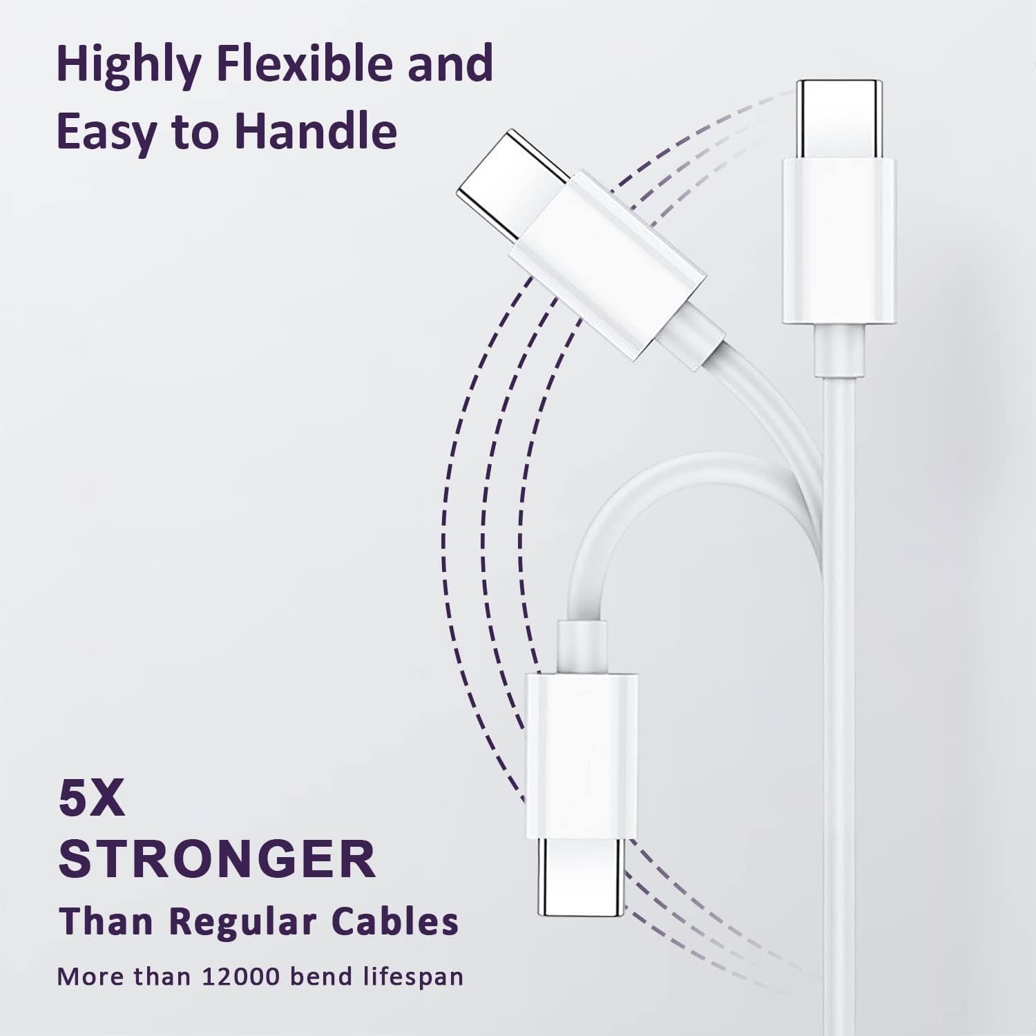 V5A Type-C Fast Charging Data Cable