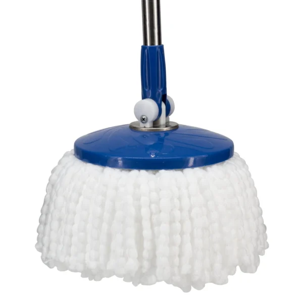 Pack of 3 Extra Spin Mop Refill Heads with Microfiber