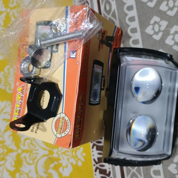 2 Lens Dolphin LED Projector Light for Bikes & Cars