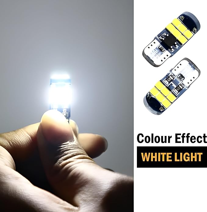 Pack of 2 Universal 12V LED Parking Light Flashers for Cars & Bikes