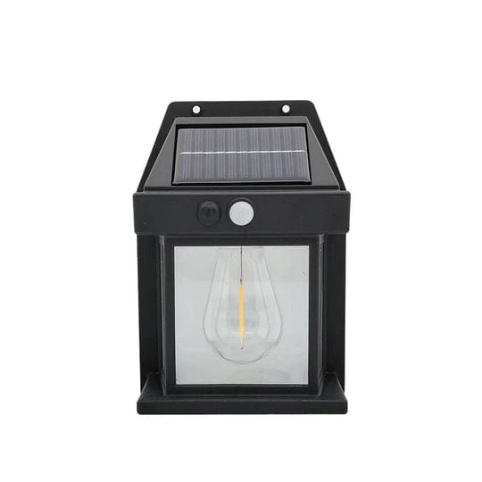 Solar Tungsten Filament Wall Lamp for Outdoor Spaces
