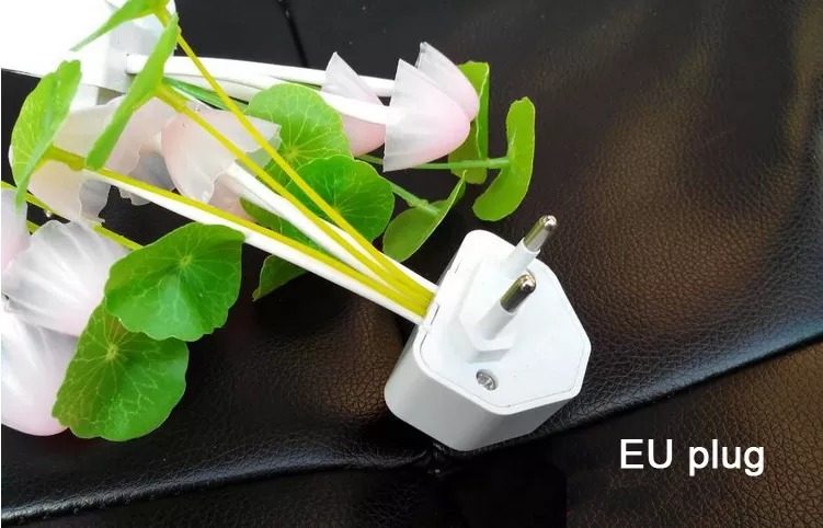 Color-Changing Mushroom LED Night Light with Sensor