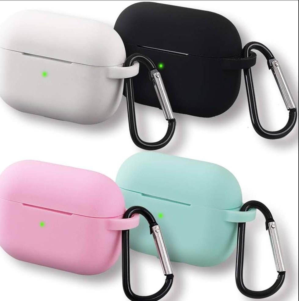 Soft Silicone Case for AirPods Pro 2 with Hanging Clip