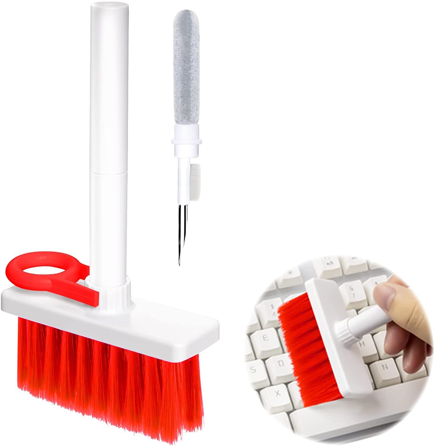 Soft Brush 5-in-1 Multi-Function Keyboard & Earphone Cleaning Kit