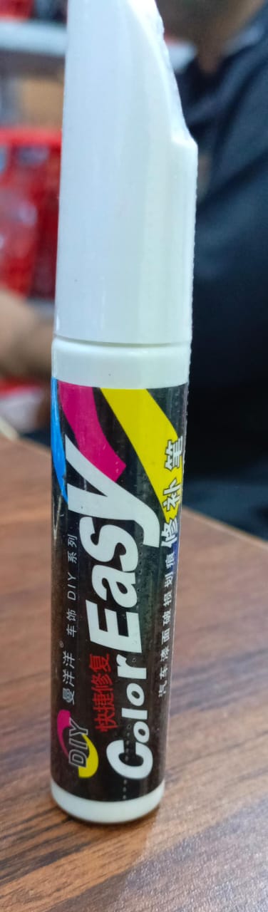 White Car Scratch Repair Paint Pencil with Brush