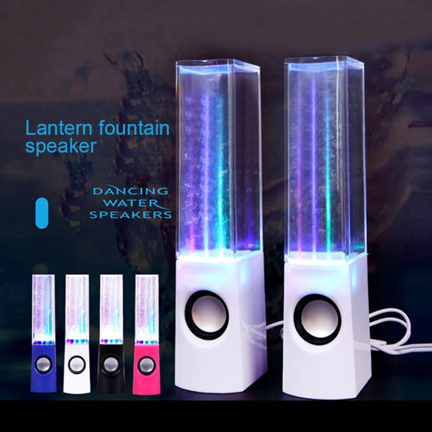 Water Dancing LED Speaker with Colorful Fountain 3D Sound