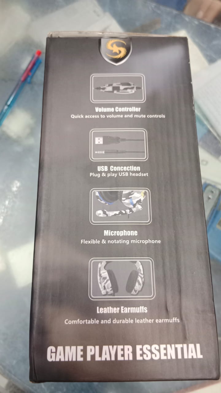Gaming Headphone T176 USB with Light and Mic
