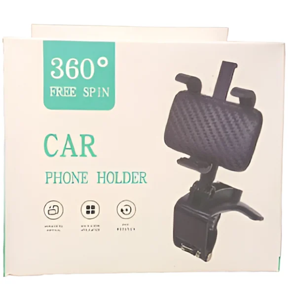 360° Rotatable Car Phone Holder with Strong Grip