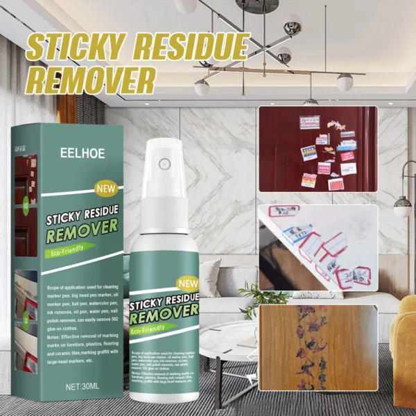 Sticky Stuff Remover Gel Spray 30ML for Adhesive Residue