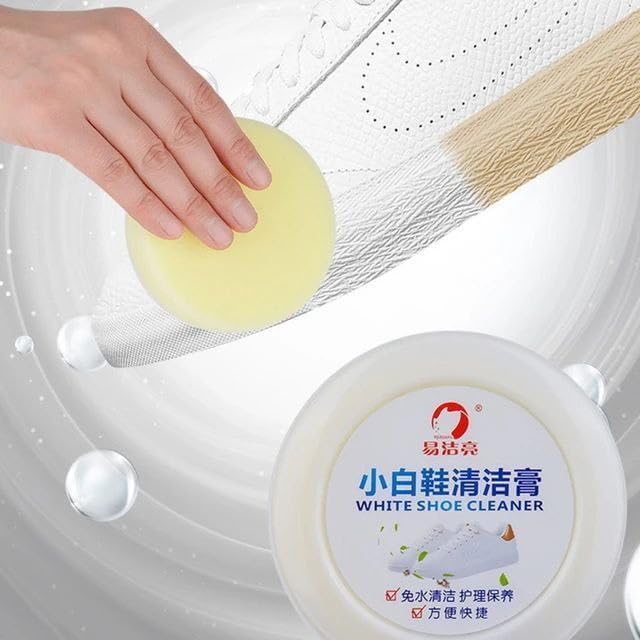 Shoe Cleaner Box with Foam for White & Leather Shoes
