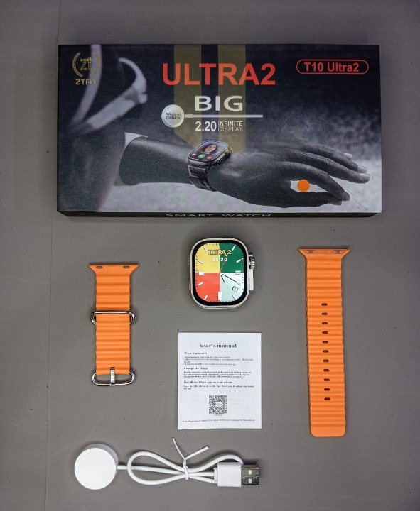 Ultra 2 Smart Watch with 2.20" IPS Screen & Bluetooth Call