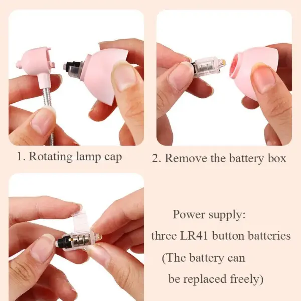 Mini LED Clip Reading Lamp Soft Eye Protection Light