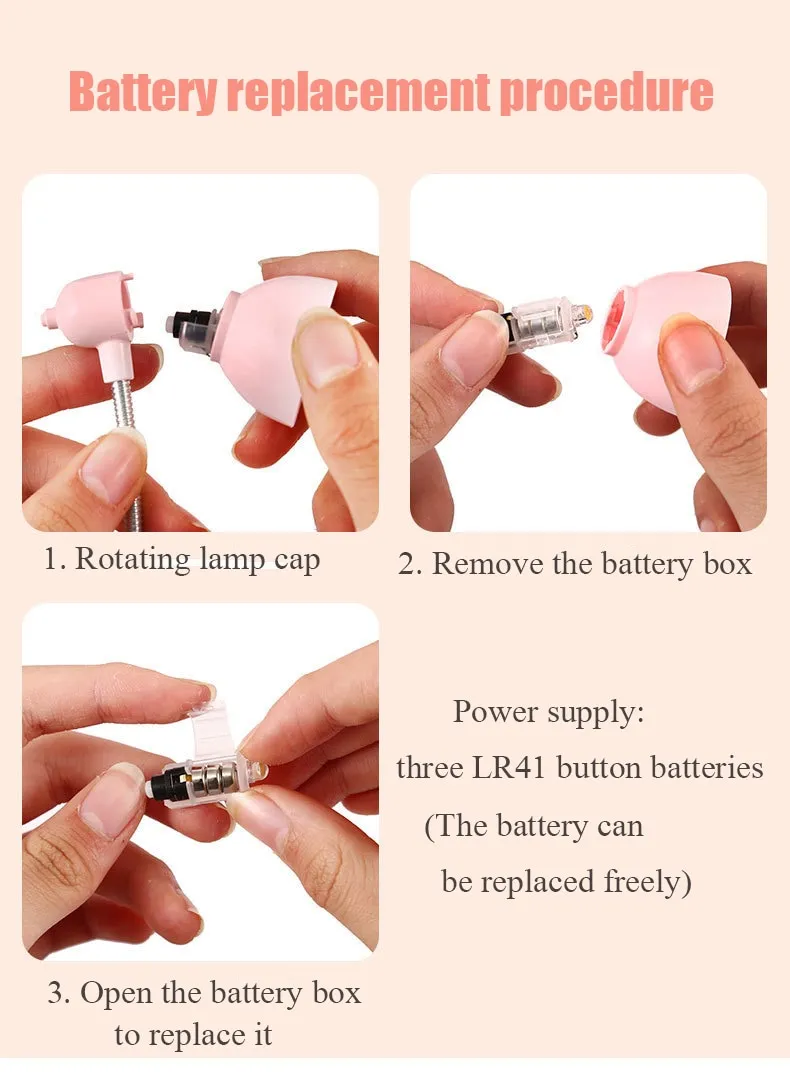 Mini LED Clip Reading Lamp Soft Eye Protection Light