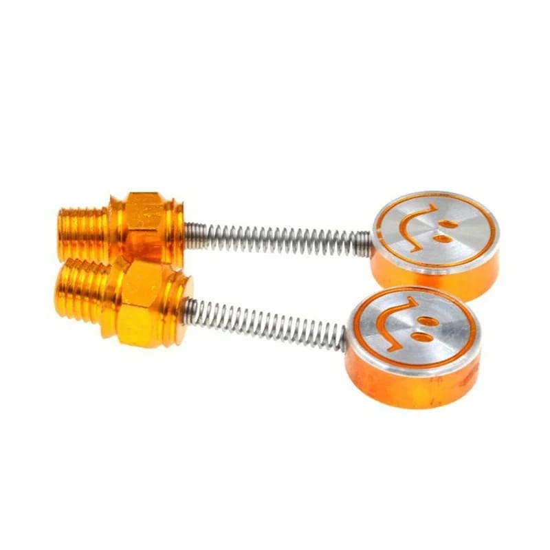 Pack of 2 Multicolor Emoji Screws for Bike Mirrors