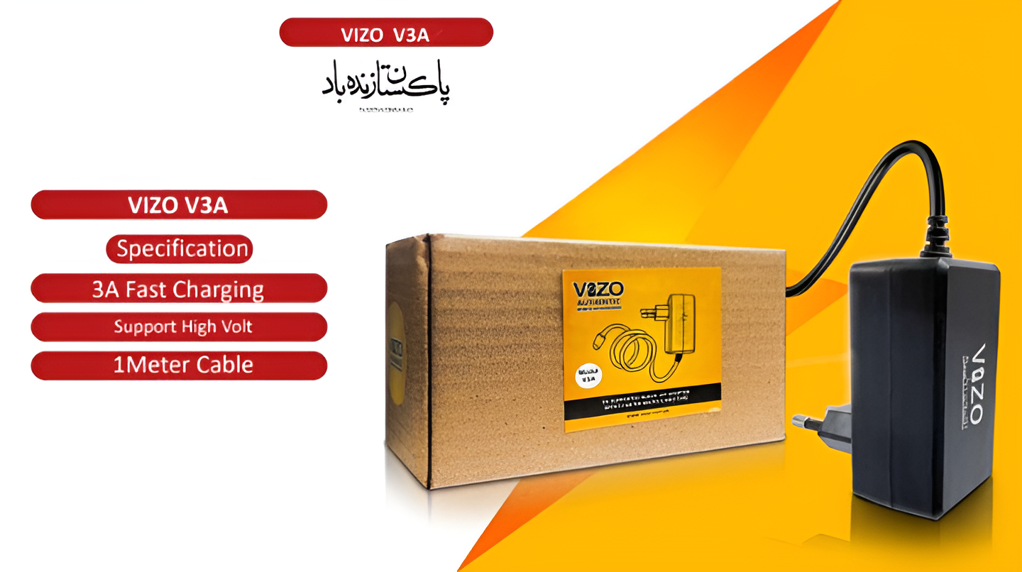 V3A Wall Charger with Built-In Micro USB Cable 3A Output