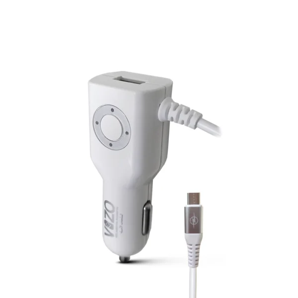 Diamond Car Charger with Built-in Micro USB Cable