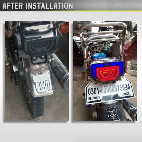 Fancy LED Tail Light Stop Turn Signal for Motorcycles