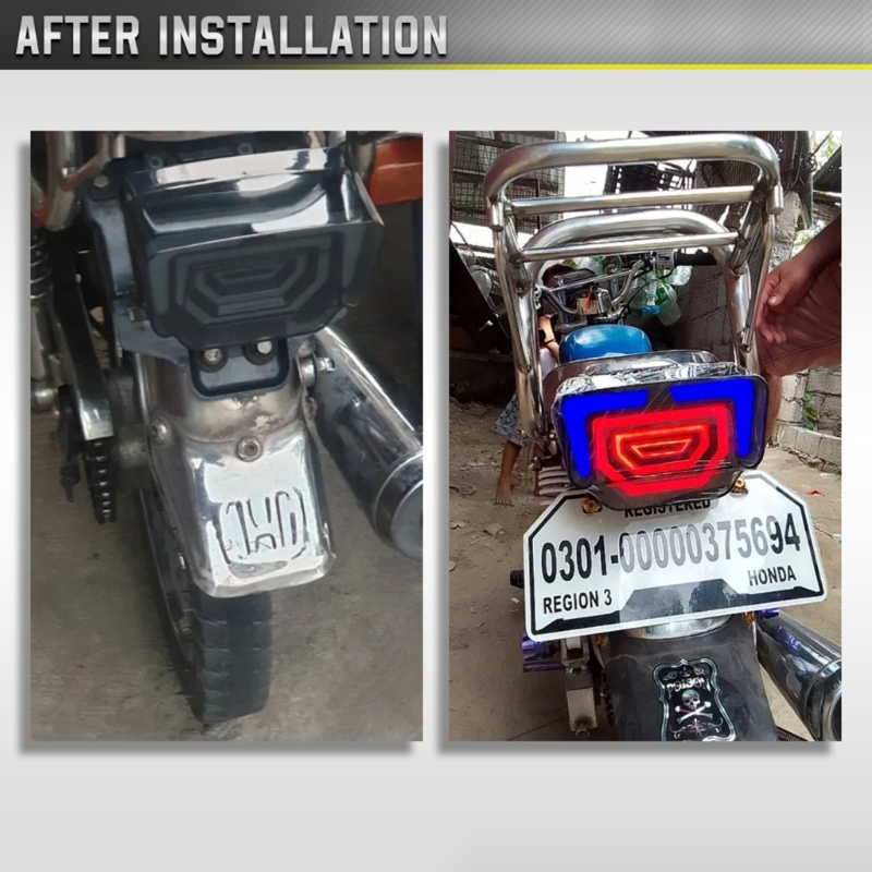 Fancy LED Tail Light Stop Turn Signal for Motorcycles