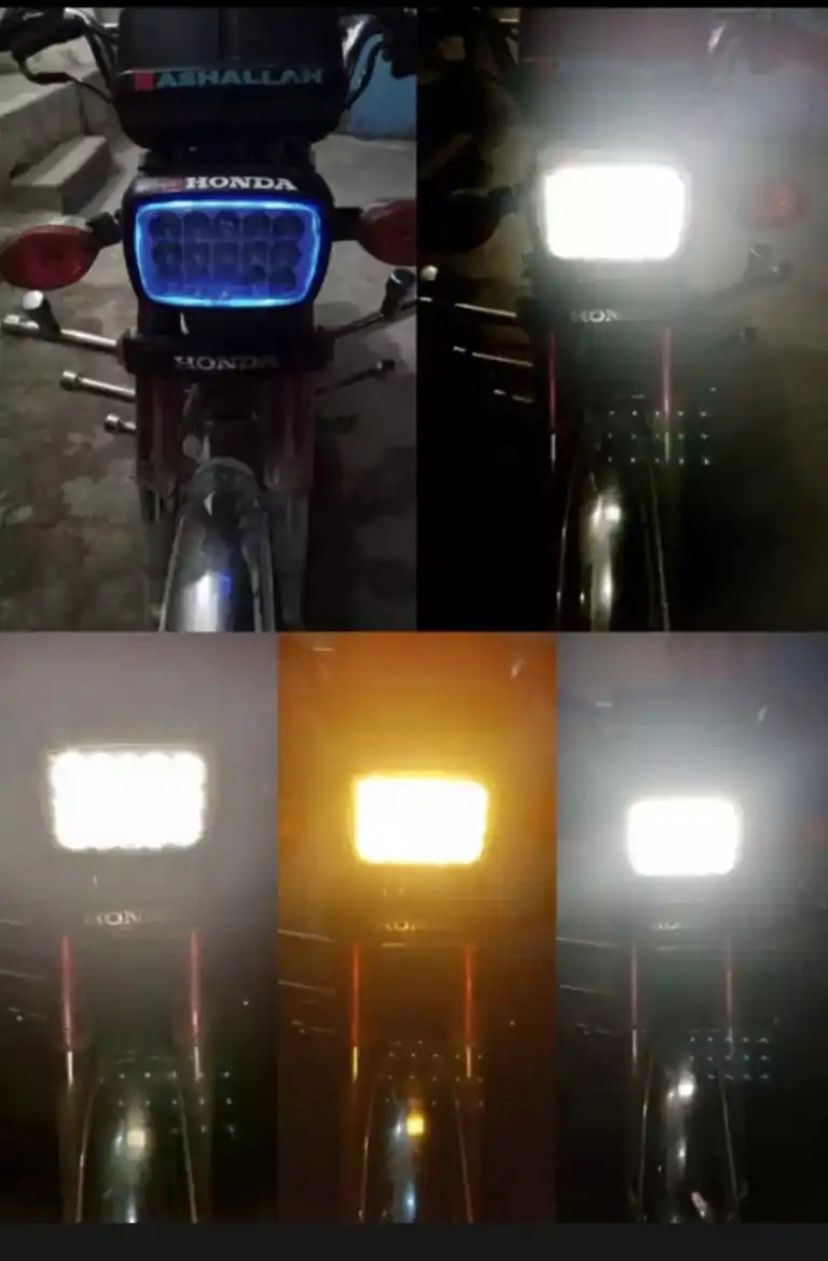 High Brightness 15 LED 5-Function Bike Headlight