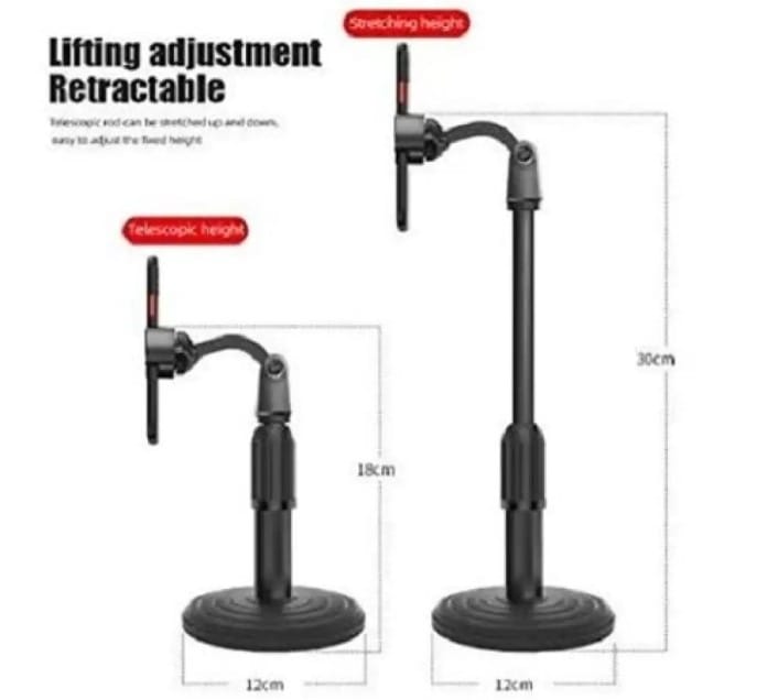 Multi-functional Adjustable Phone and Microphone Stand