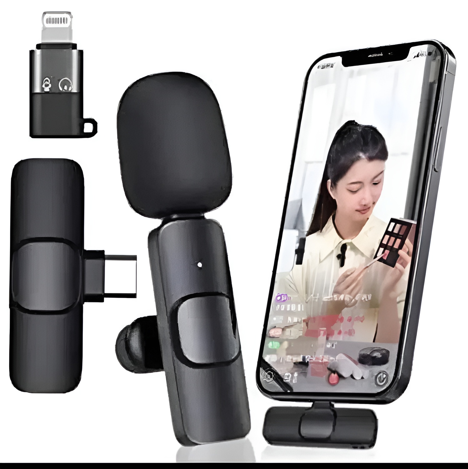 K8 Wireless USB-C Lavalier Microphone for Android