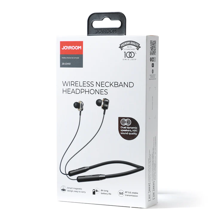 JOYROOM JR-DY01 Magnetic Neck Sports Bluetooth Headphones