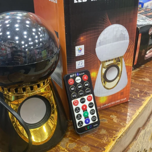 LED musicBULB Bluetooth Speaker with 7 Color Lights