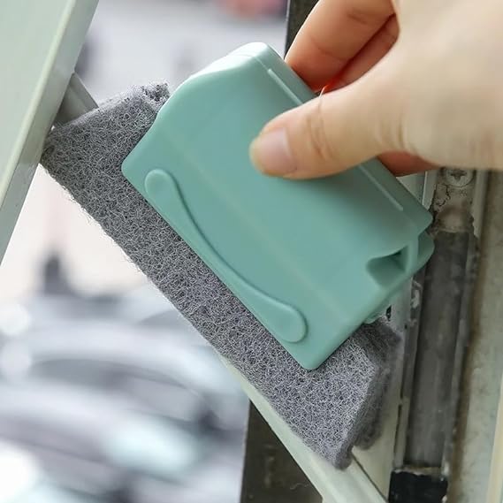 Window Slot Cleaning Brush with Comfortable Grip