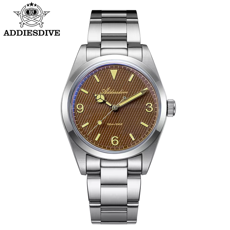 ADDIESDIVE AD2096 316L Steel 10Bar Diving Luminous Watch