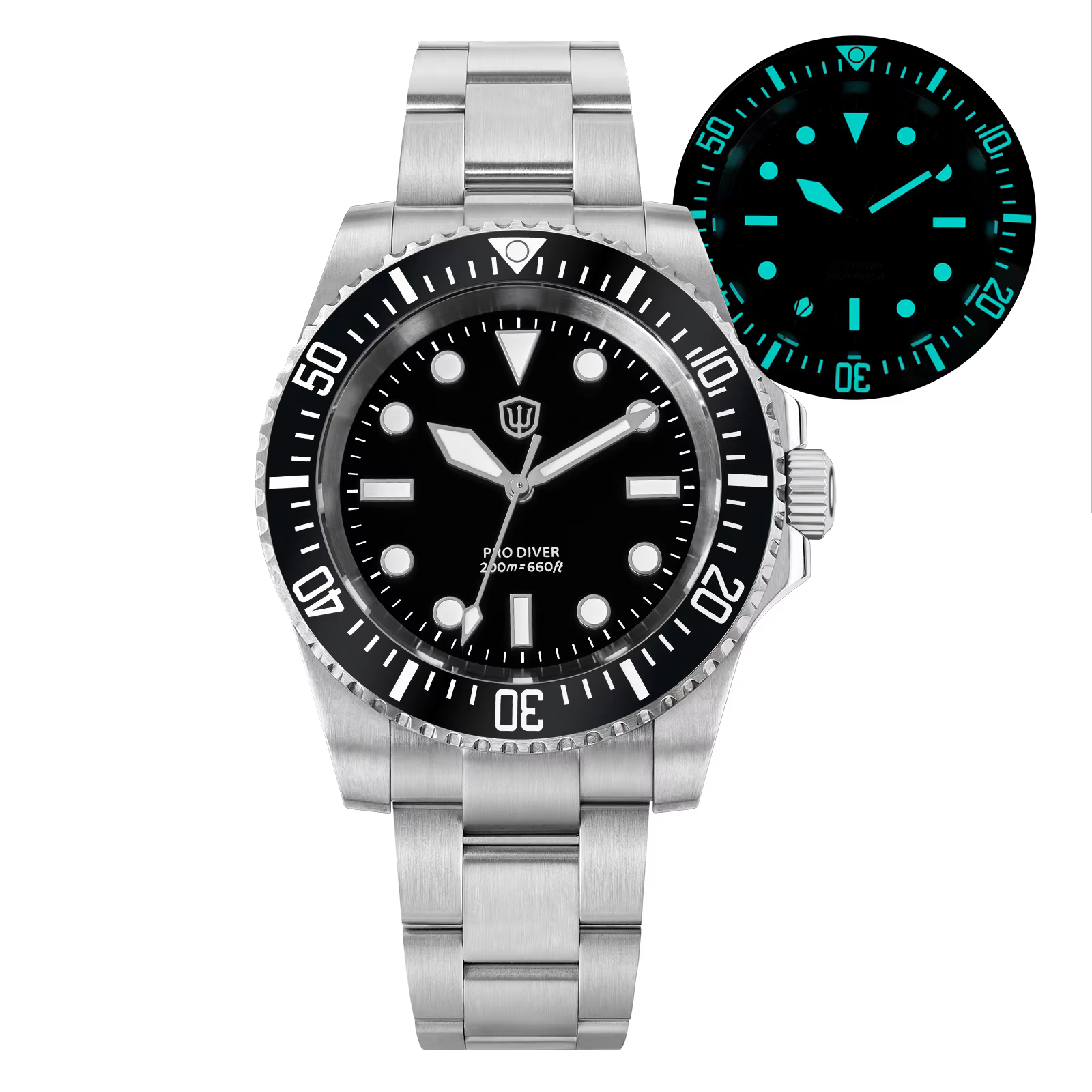 Watchdives WD1680Q V2 Men’s Stainless Steel Dive Watch product image