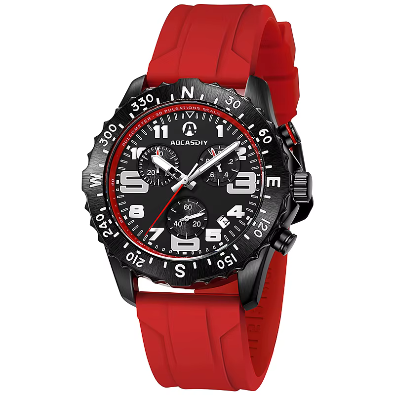 AOCASDIY Men’s Waterproof Quartz Sports Watch