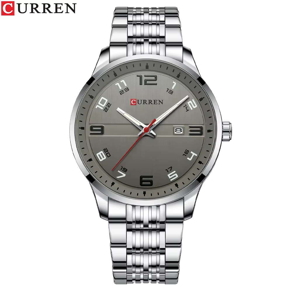 Curren Men's Casual Stainless Steel Quartz Watch