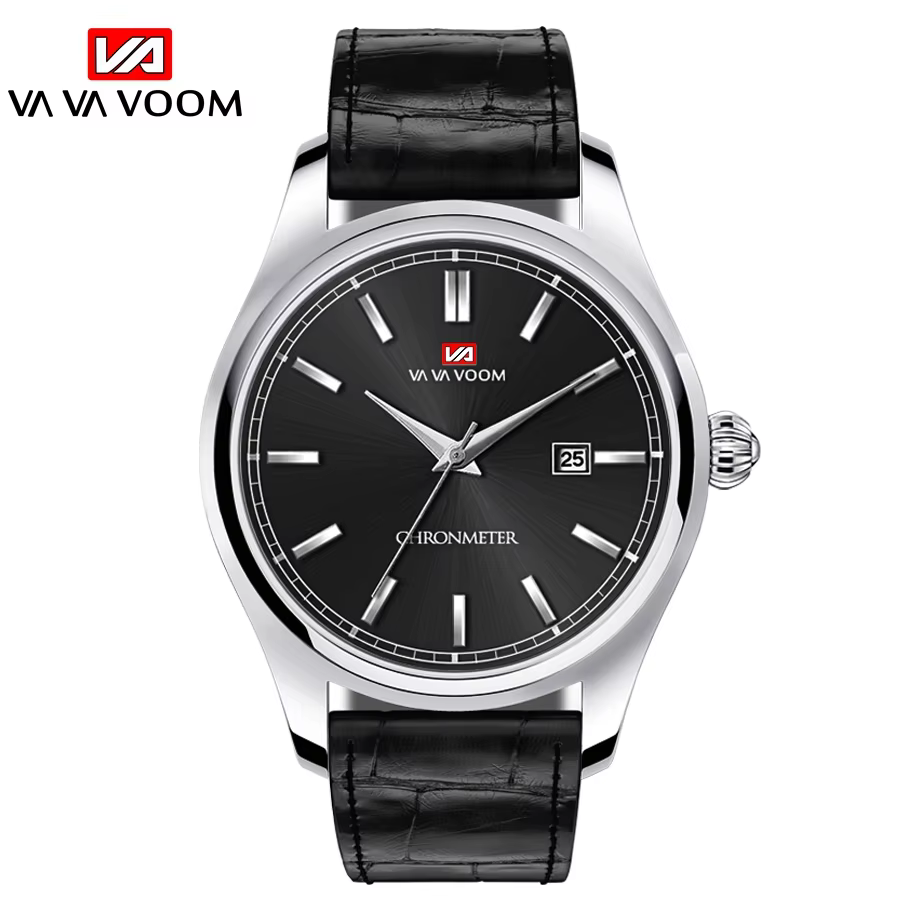 VA VA VOOM Men’s Blue Stainless Steel Quartz Watch product image