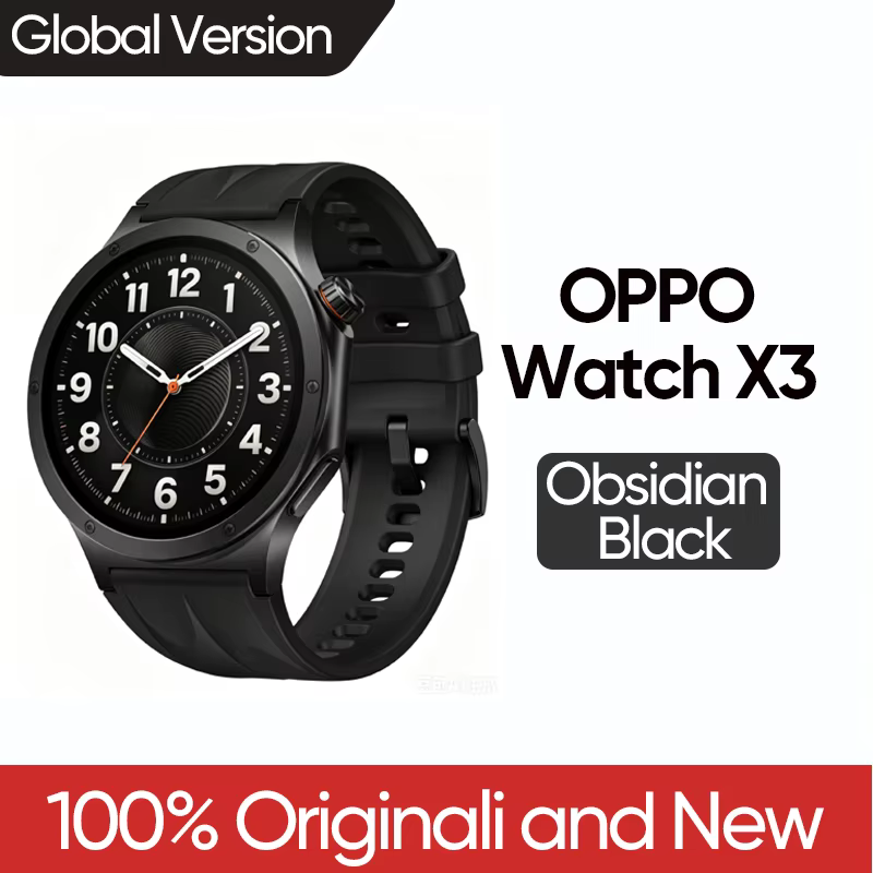OPPO Watch X3 Snapdragon W5 Smartwatch with 16-Day Battery product image