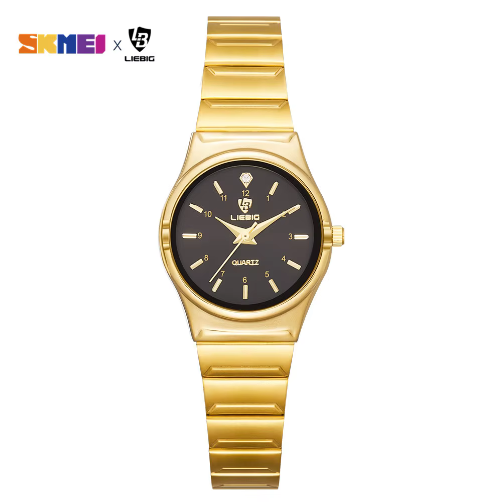 LIEBIG Luxury Golden Stainless Steel Women’s Quartz Watch product image