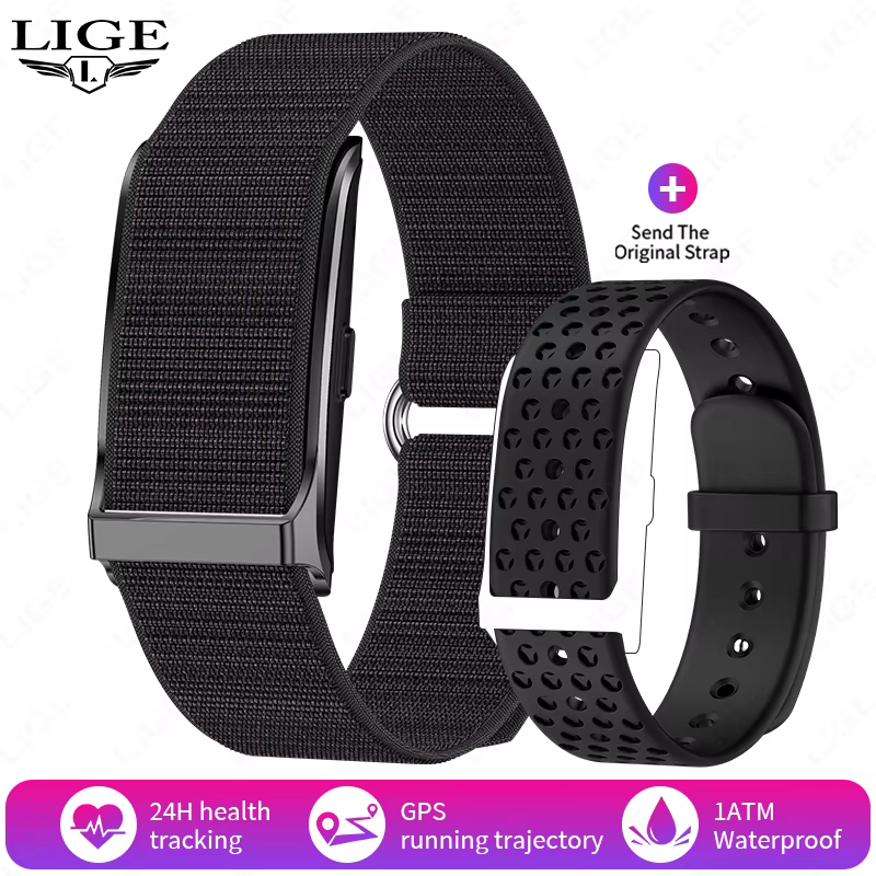 LIGE Waterproof Smart Watch with 127 Sports Modes